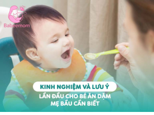 ảnh lịch ăn dặm cho bé 5 6 tháng