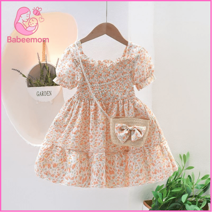 thời trang bé giá handmade - váy handmade