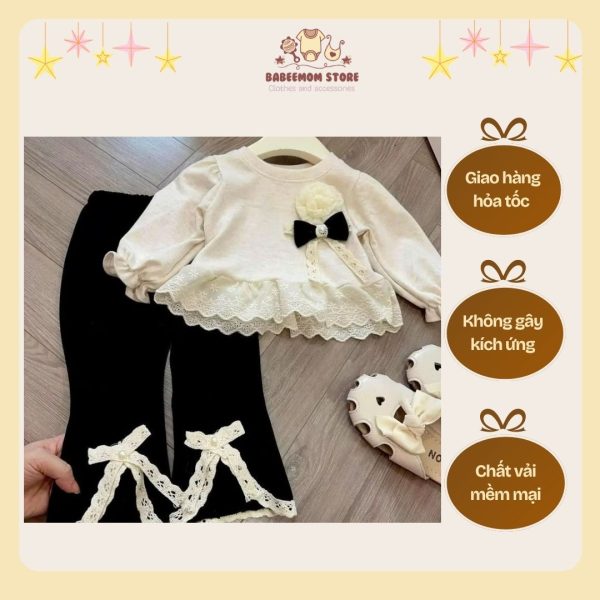 Combo quần áo cho bé gái