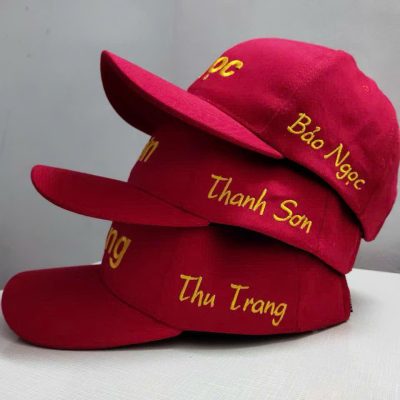 mũ thêu logo