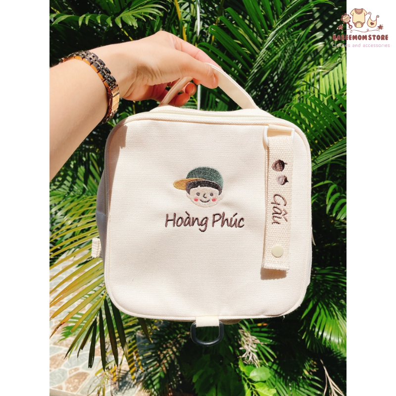 Túi Thêu Tên Trẻ Em Đi Học