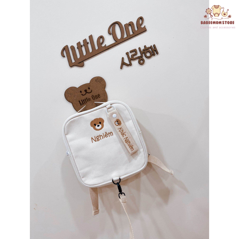 Túi Thêu Tên Trẻ Em Đi Học