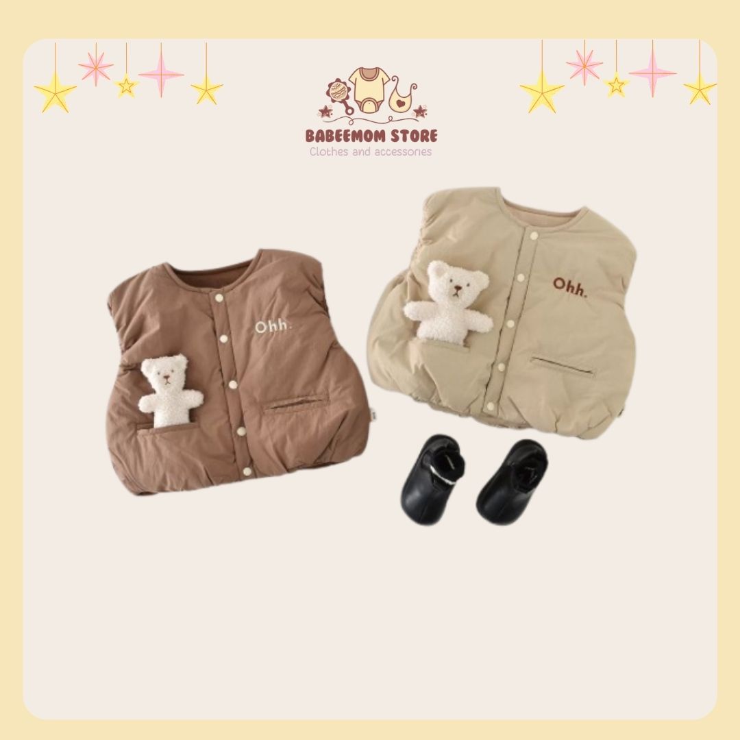Combo 2 áo khoác mùa đông cho bé