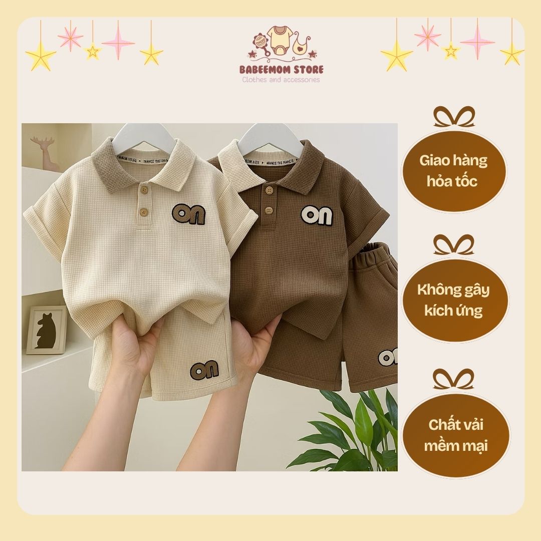Combo 2 bộ quần áo cho bé trai